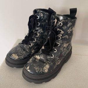 H&M Floral Boots size US 11 and 29 euro girls